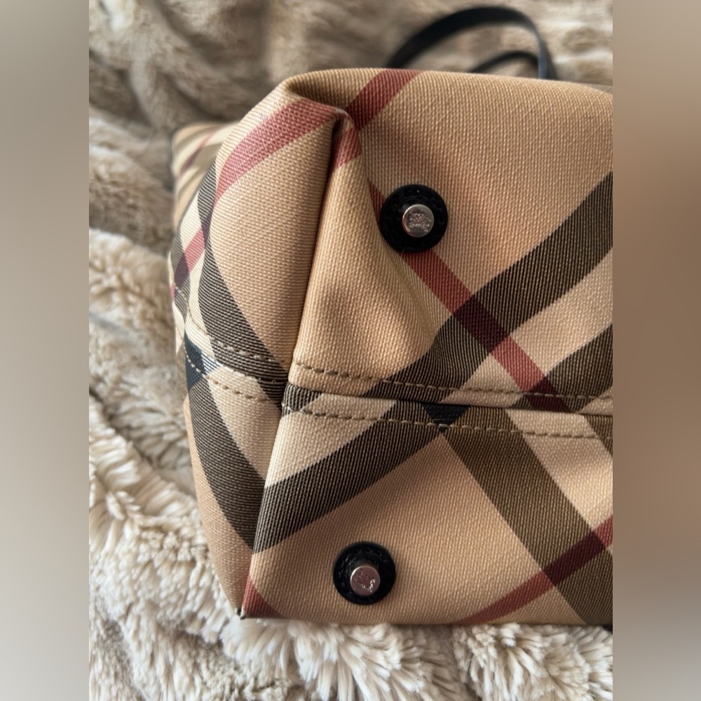 Burberry | Large Women’s Nikki SuperNova Check Tote Bag Handbag Plaid *Luxury - Picture 14 of 16